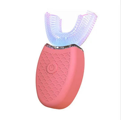 ⚡ Cepillo de Dientes Eléctrico Inteligente 360° | Tecnología Sónica en Forma U | Recargable USB y Limpieza Automática