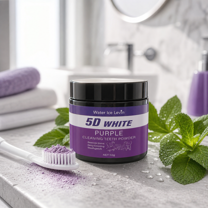 ✨ Polvo Dental Morado Blanqueador - Dientes Blancos en 5 Días! Sin Sulfatos ✨
