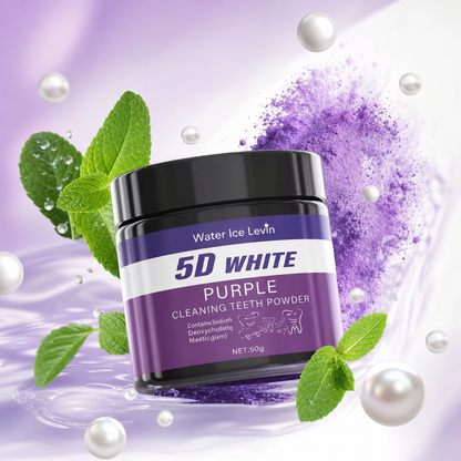 ✨ Polvo Dental Morado Blanqueador - Dientes Blancos en 5 Días! Sin Sulfatos ✨